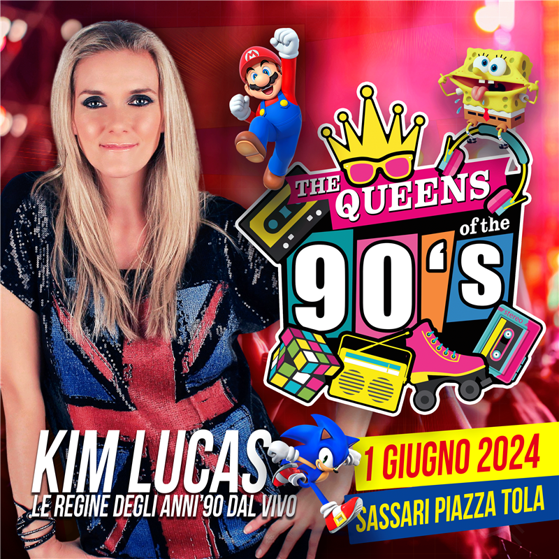 Il concerto del Lavoro e della pace in Piazza Tola: il 1° giugno una notte di musica e ricordi con Kim Lukas e "The Queens of the 90's"