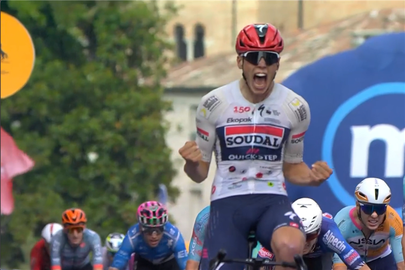 18ª Tappa Giro 2026 – Guizzo di Magnier a Pieve, la volata che non ci si aspettava