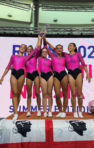 Le ginnaste sarde volano sul podio di Rimini: la Sport Sardinia conquista l'argento nazionale con il talento delle atlete algheresi