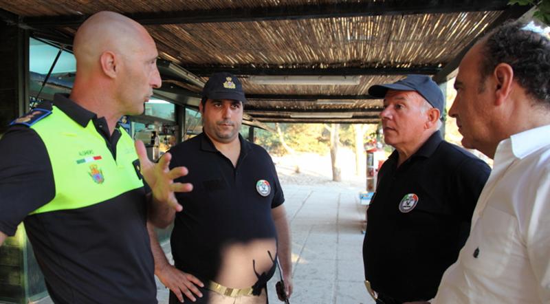 Comando di Polizia Locale - Controllo nella Pineta Maria Pia