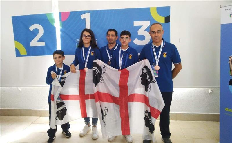I tre giovani talenti di Sarule conquistano il bronzo al Trofeo Coni di dama