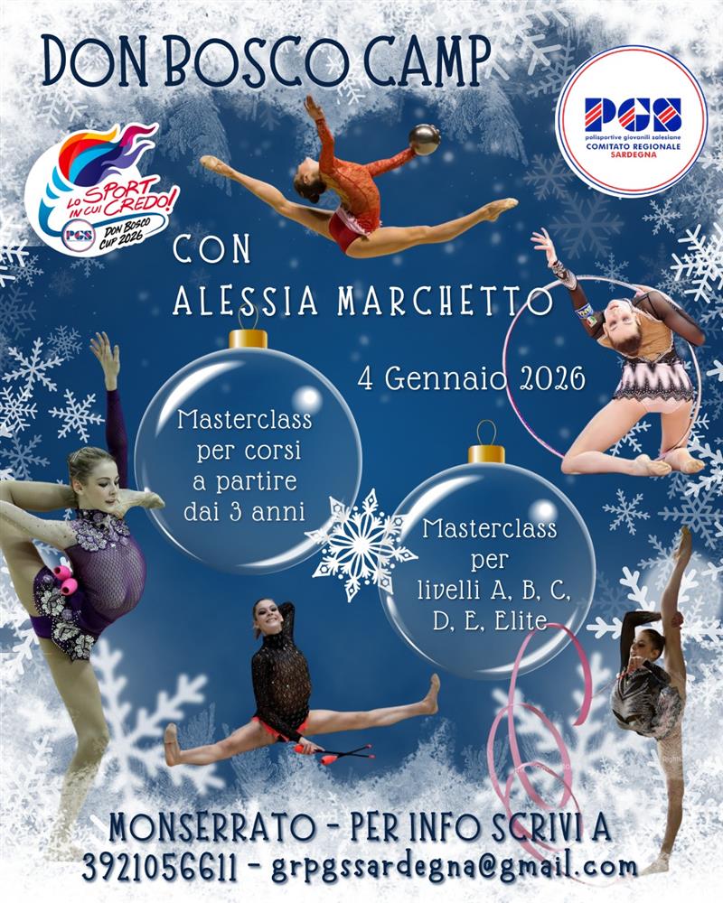 Don Bosco Camp 2026, a Monserrato lo stage tecnico con Alessia Marchetto