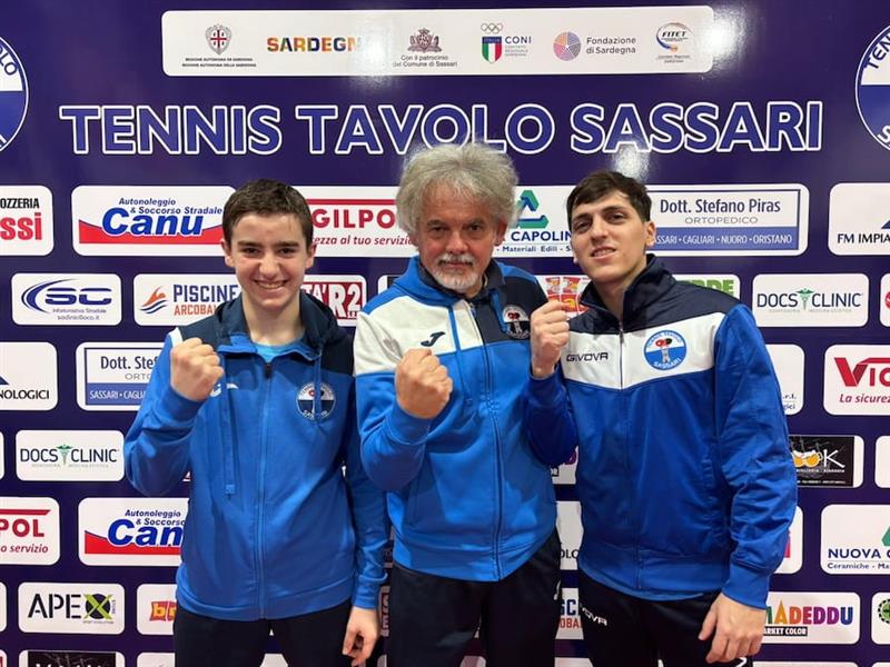 Il Tennistavolo Sassari cade a Mantova, ma si consola con la promozione in B2