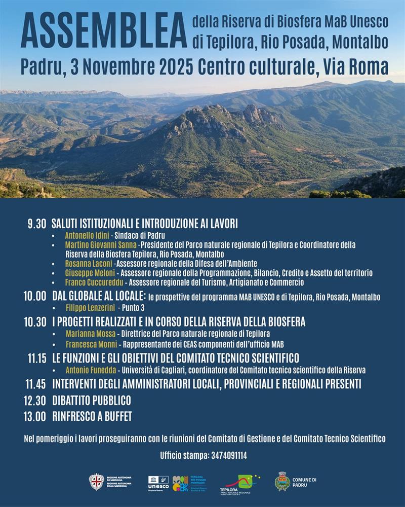 Tepilora, Rio Posada e Montalbo: la Sardegna si prepara alla nuova sfida Unesco