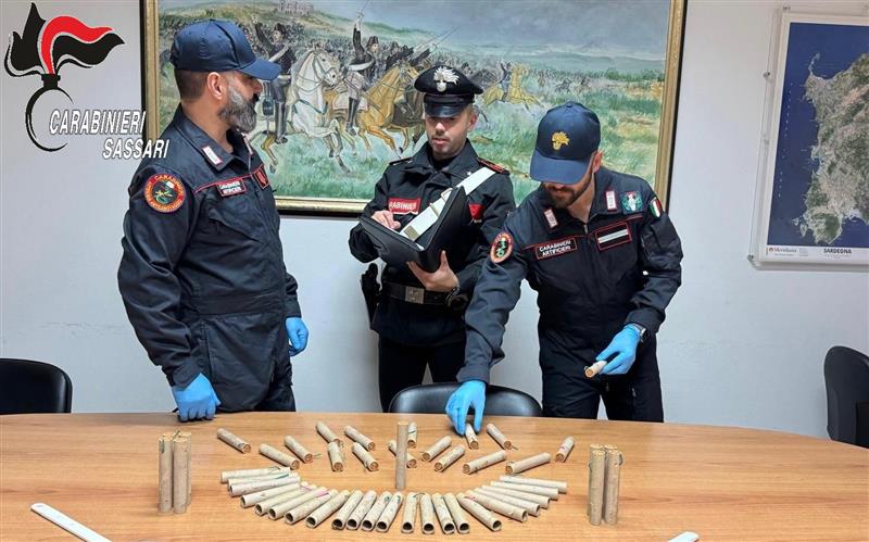 Olbia, petardi artigianali in strada: sequestrati 48 ordigni illegali. Rafforzati i controlli in vista del Capodanno