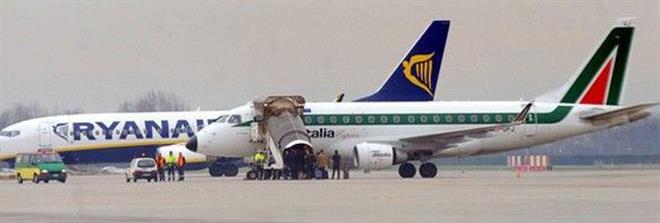 Aerei Ryanair e Alitalia