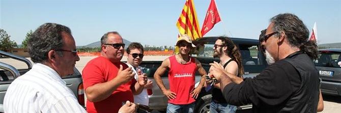 protesta degli operatori balneari