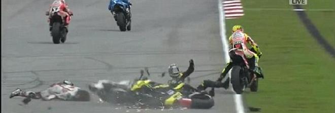 Il tragico momento della morte di Marco Simoncelli